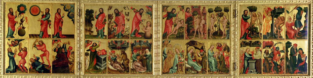 St Peters høyalter i Hamburg, Grabower-alteret (tempera på panel) av Master Bertram of Minden