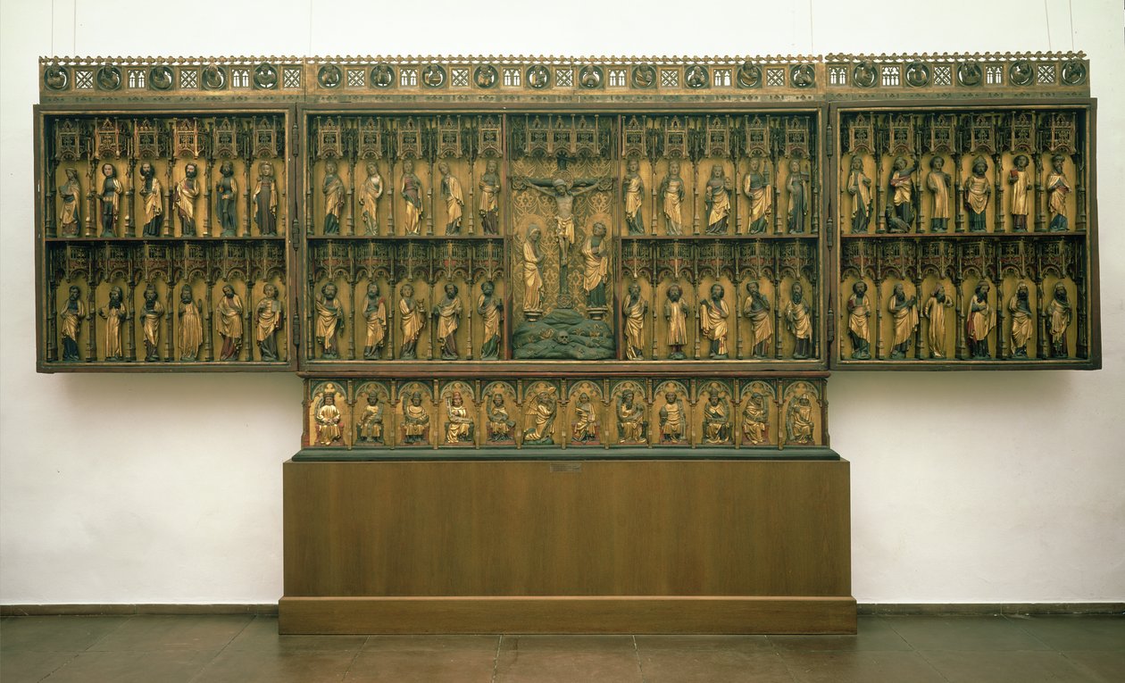 St. Peters høyalter i Hamburg, Grabower-alteret, 1383 (tempera på panel) av Master Bertram of Minden