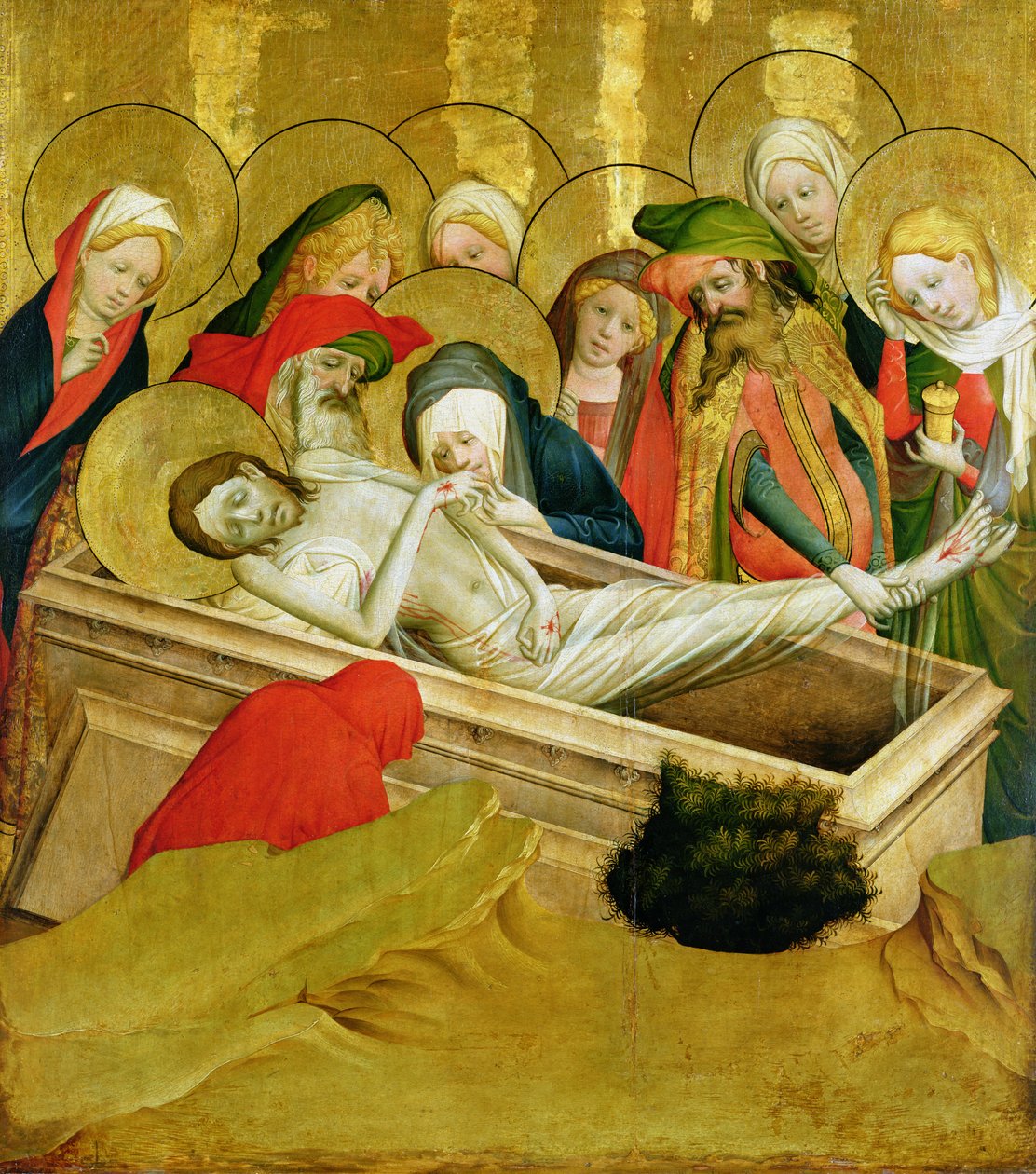 Entombment, panel fra St. Thomas-alteret fra St. John