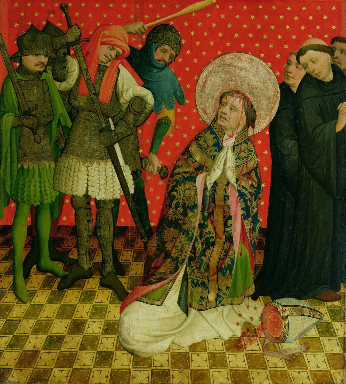 The Martyrdom of St. Thomas of Canterbury, panel fra St. Thomas-alteret fra St. John