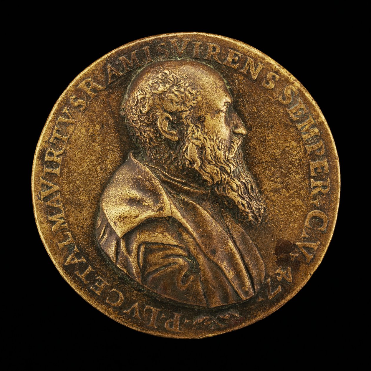 Pietro Lauro, født 1508, modenesisk poet og lærd [forside], 1555. av Master I.A.V.F.