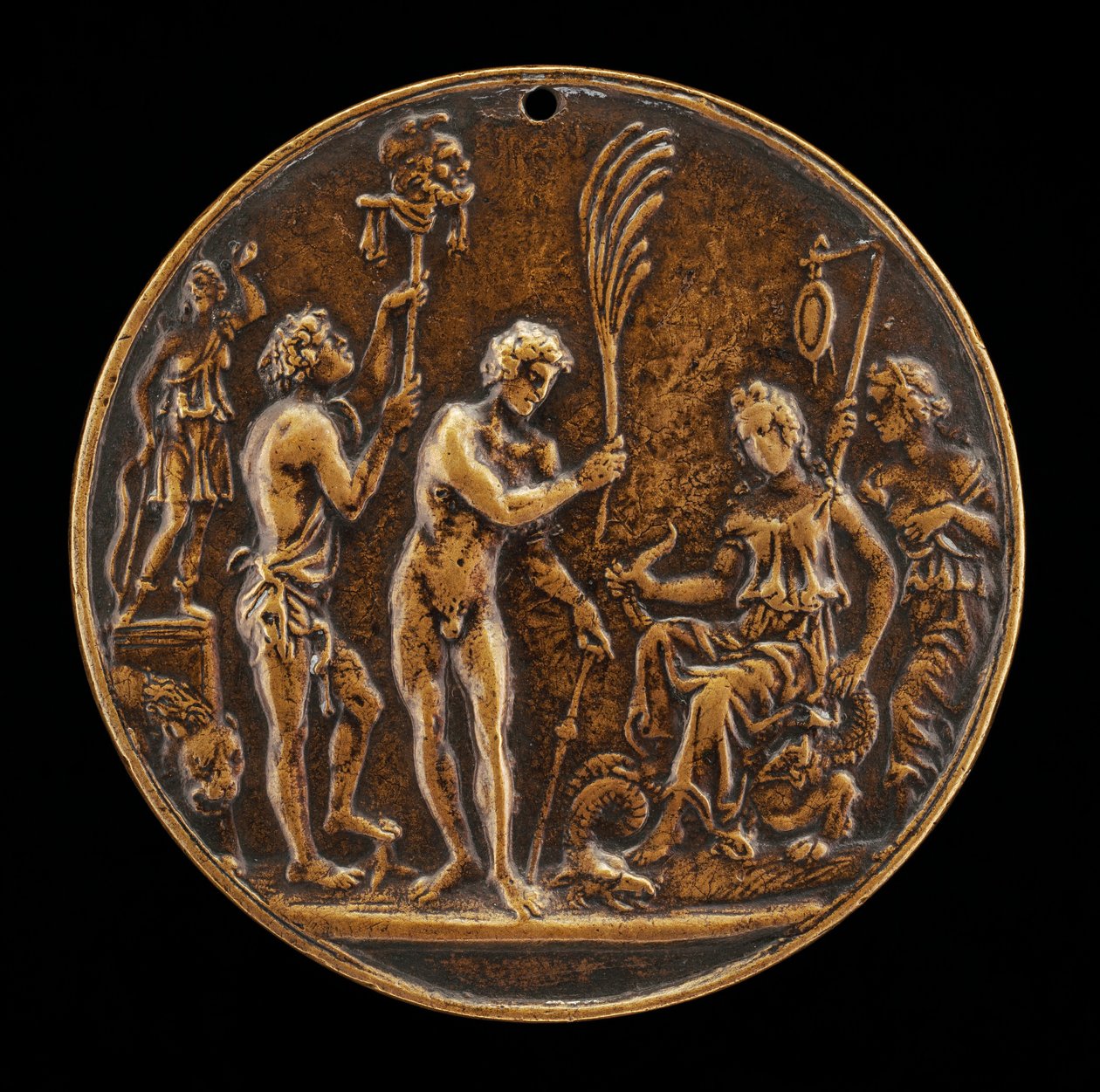 Allegorisk scene - Offer til Diana, andre halvdel av 1400-tallet. av Master IO.FF.