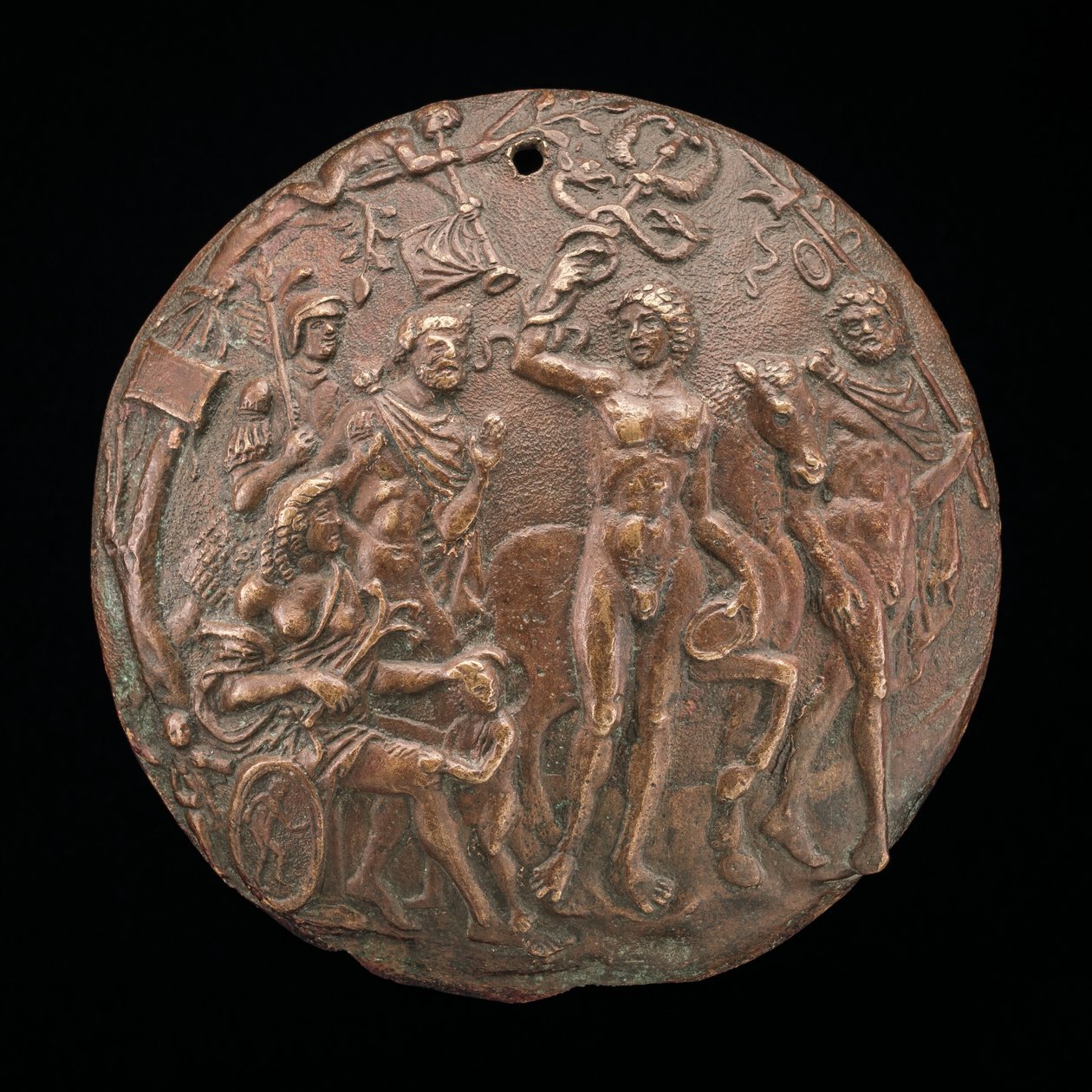 Phaedra og Hippolytus, andre halvdel av 1400-tallet. av Master IO.FF.