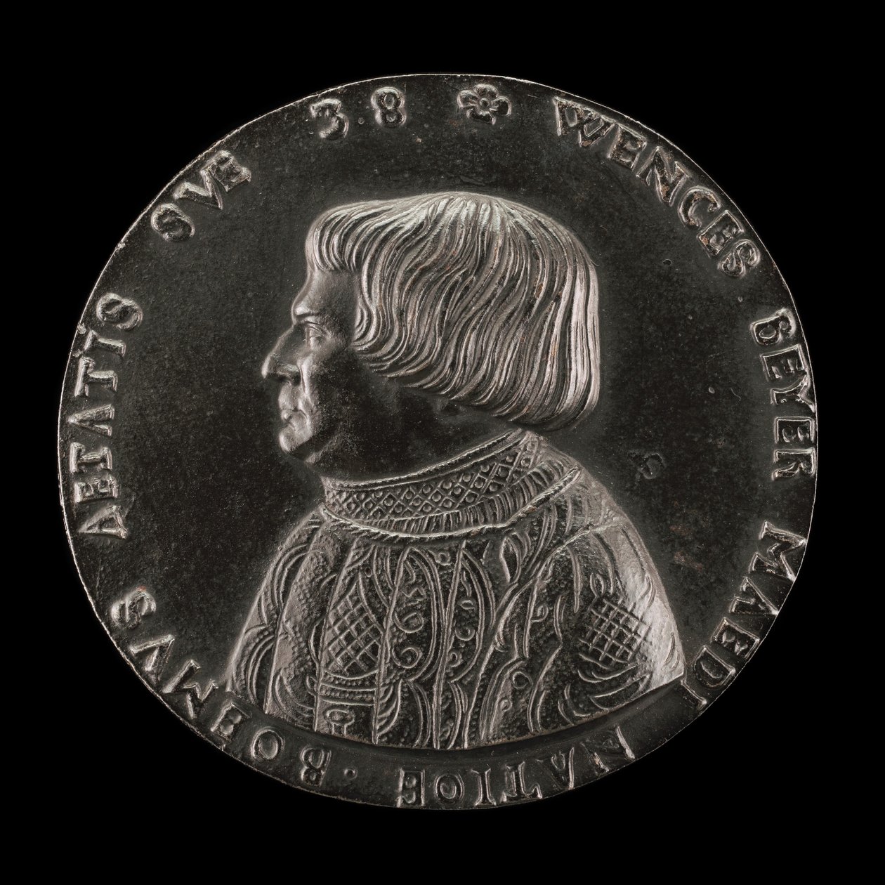 Václav Payer Wenceslaus Beyer, 1488-1537, statslege i Böhmen [forside], 1526. av Master M.P.