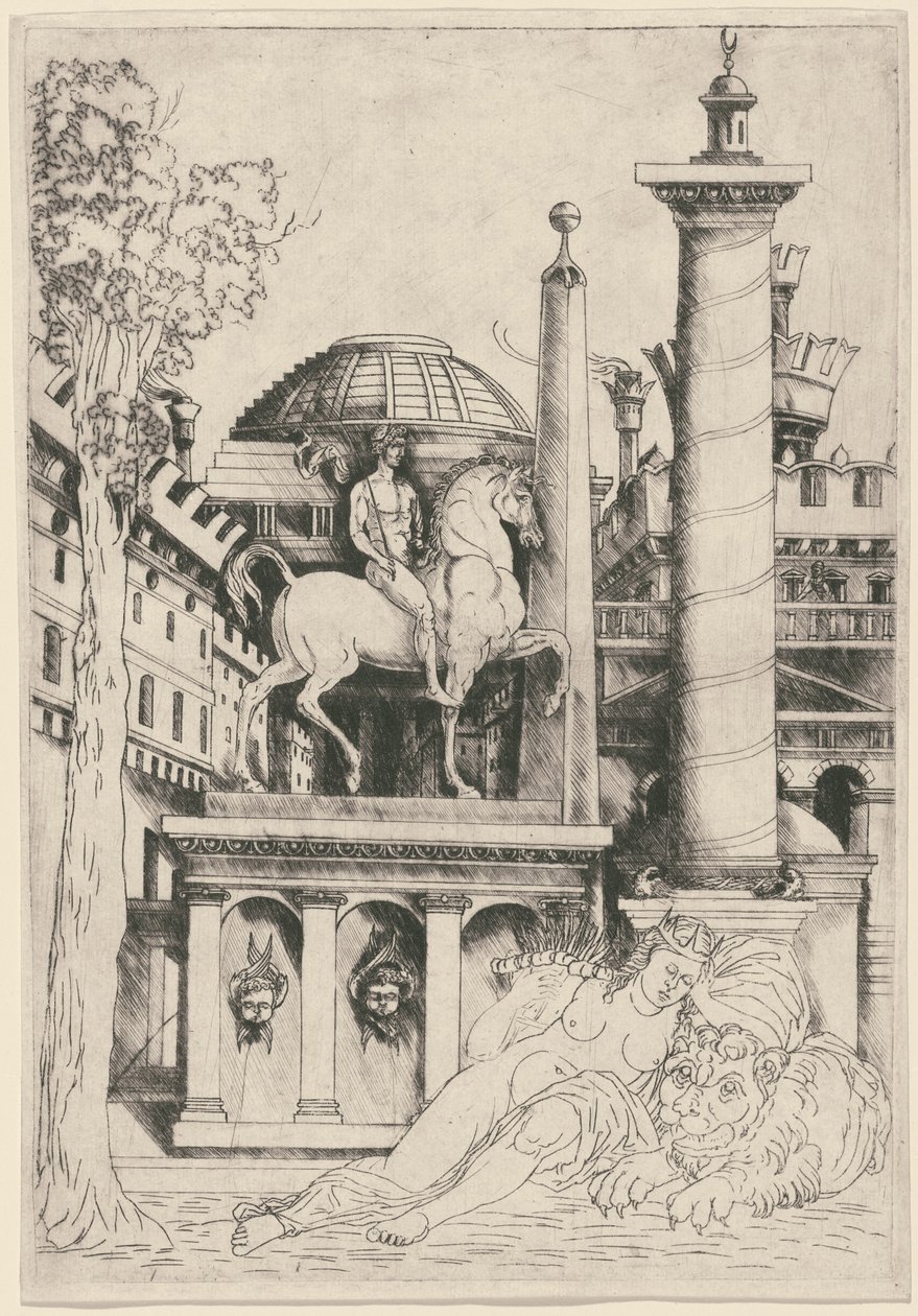Allegori om styrke (?) av Master of 1515