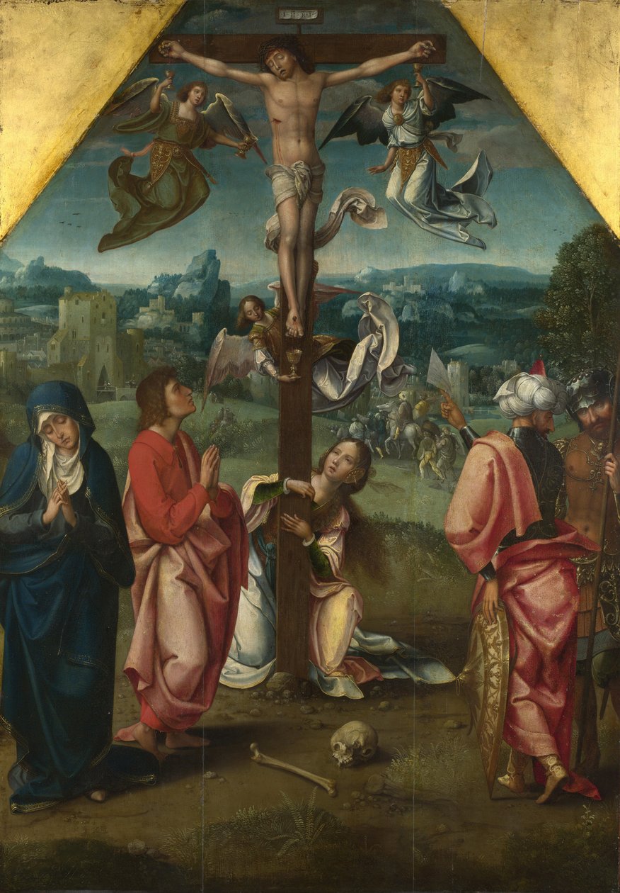 Korsfestelsen, ca 1518 av Master of 1518