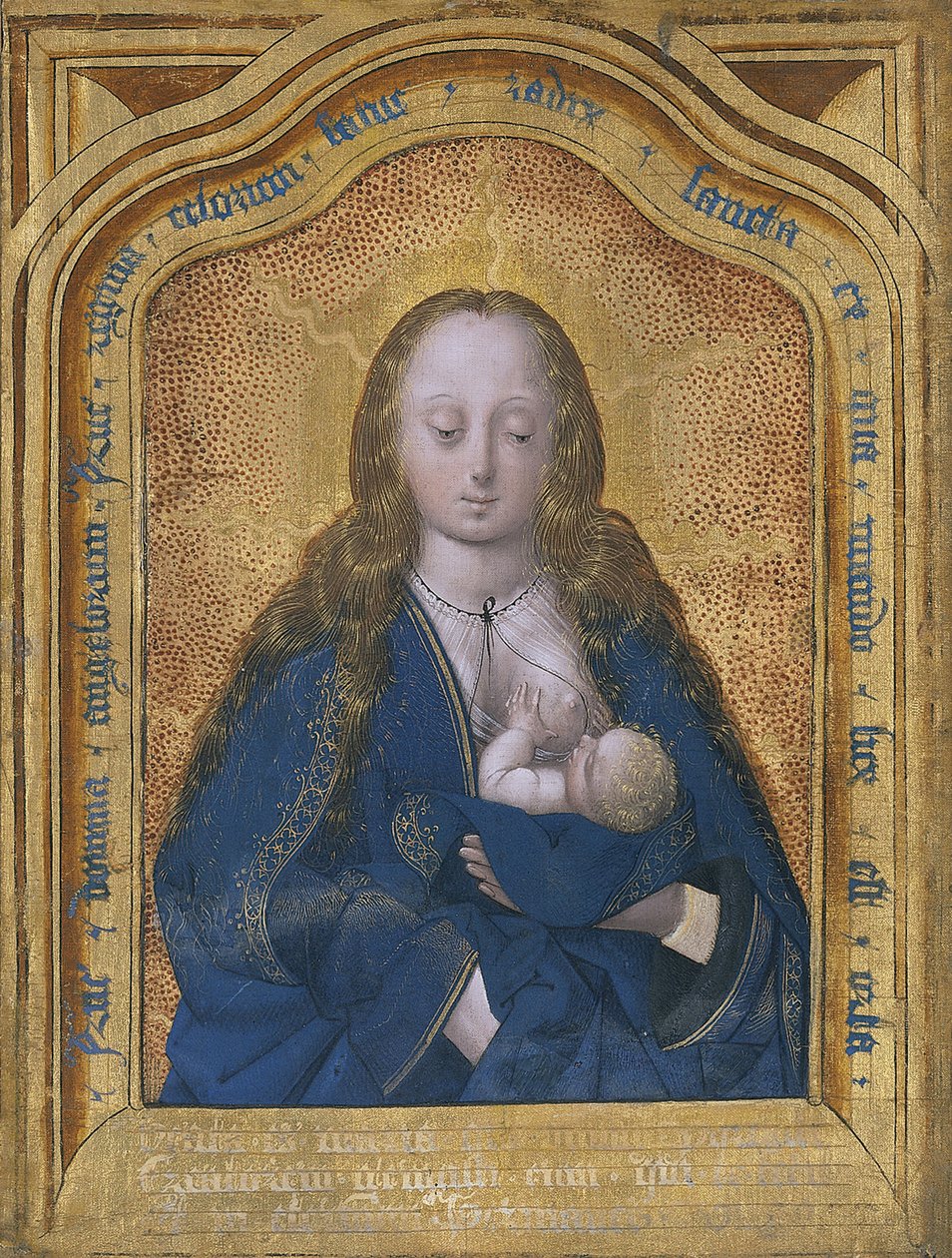 Jomfruen som dier barnet av Master of Antwerp