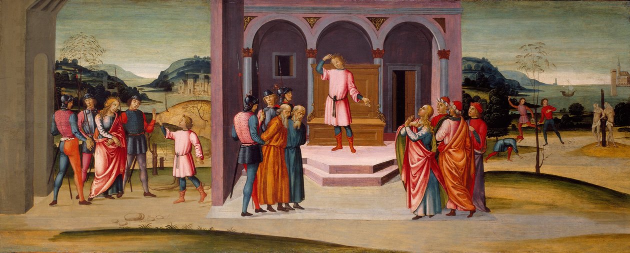 Daniel Saving Susanna, Daniels dom og henrettelsen av de eldste av Master of Apollo and Daphne