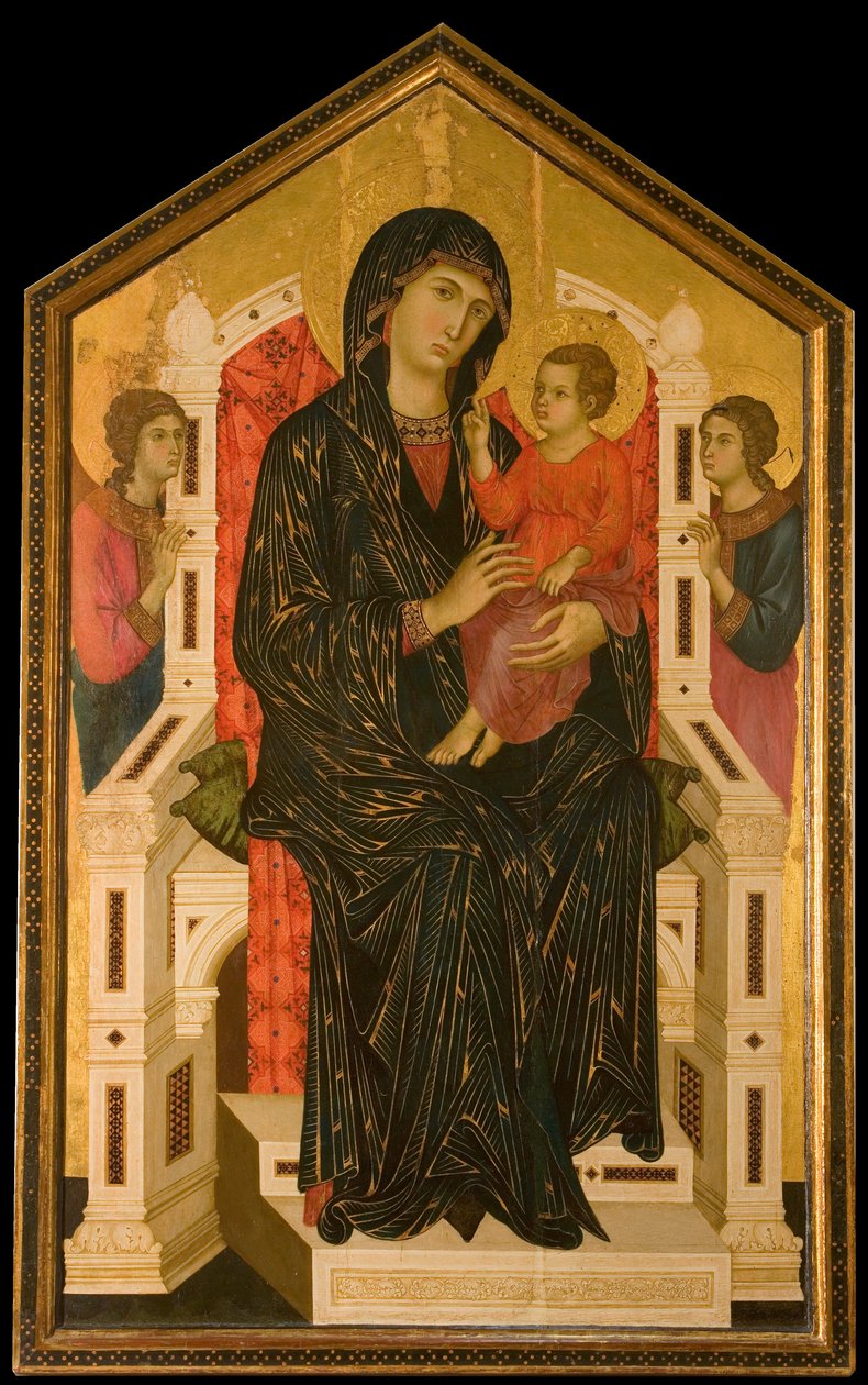 Maestà, andre halvdel av 1200-tallet av Master of Badia a Isola