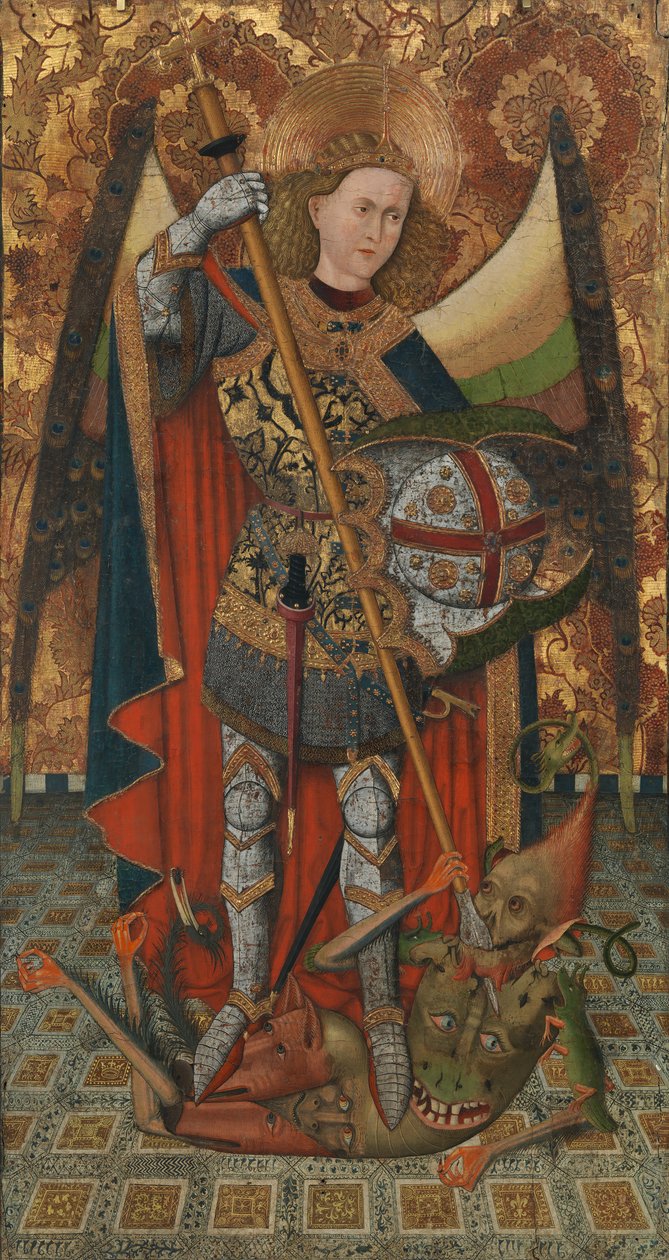 Saint Michael, 1450-1500. av Master of Belmonte