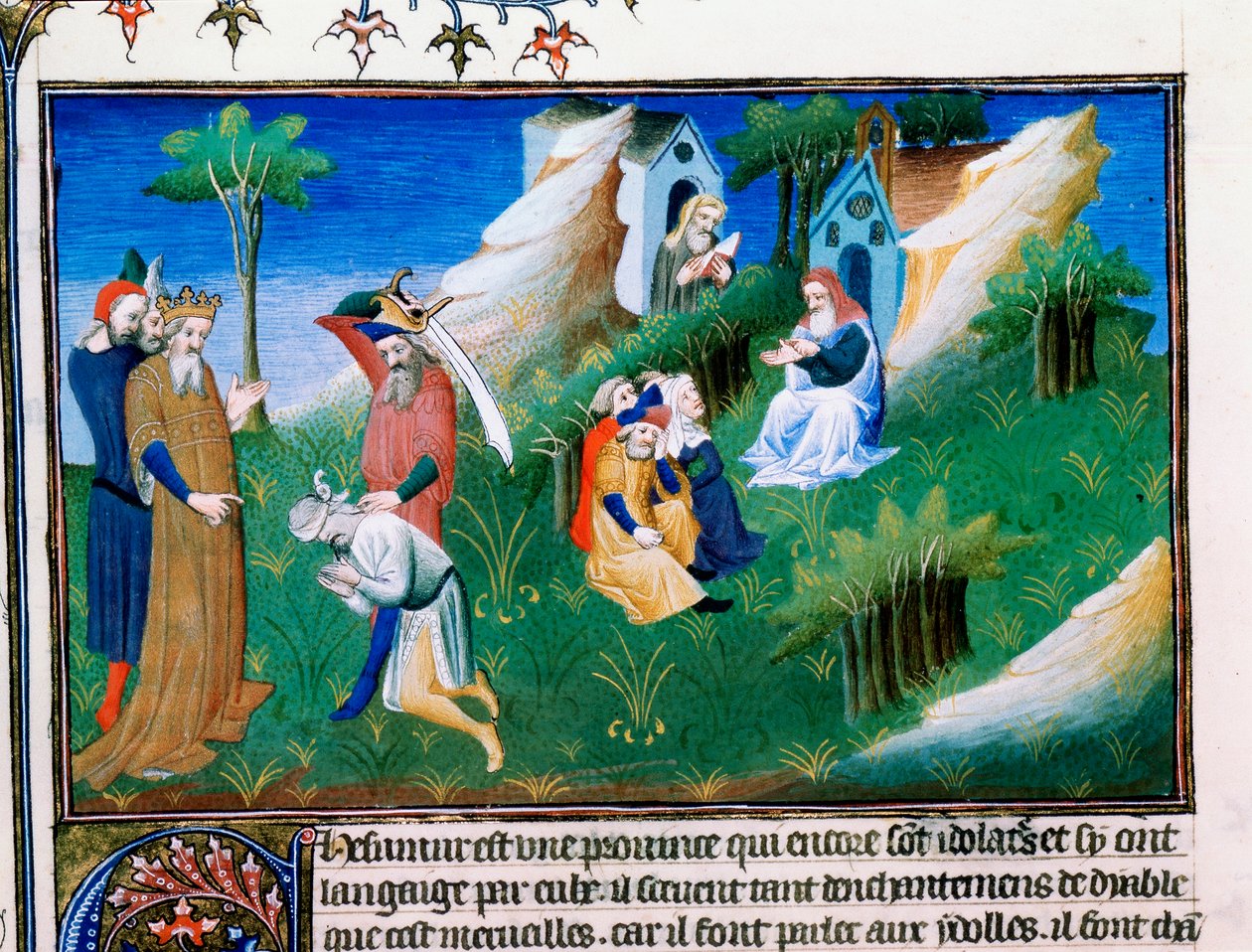 The King of Kashmir dispenses justice, late 13th century, early 15th century   1158410   no       norwegian Successfully Translated  Original: A Plow Horse in a Field, 18701874. Translat: A Plow Horse in a Field, 18701874. 1161937 no norwegian Successfully av Master of Boucicaut