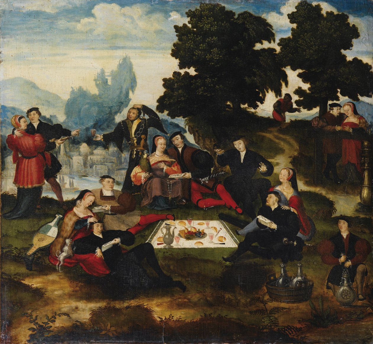 The Luncheon on the Grass, ca 1535-1540 av Master of Brunswick,