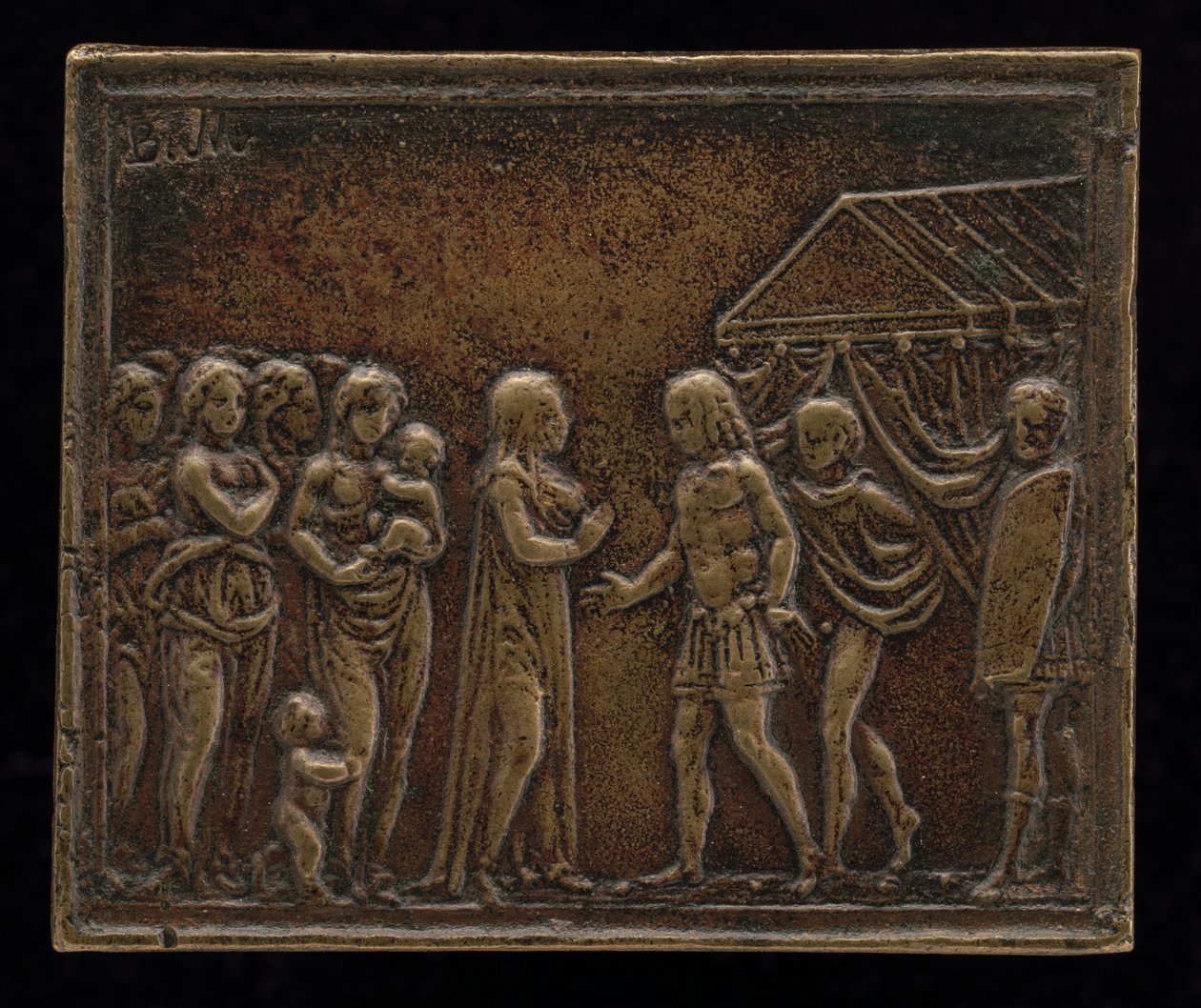 Coriolanus og kvinnene i Roma. av Master of Coriolanus