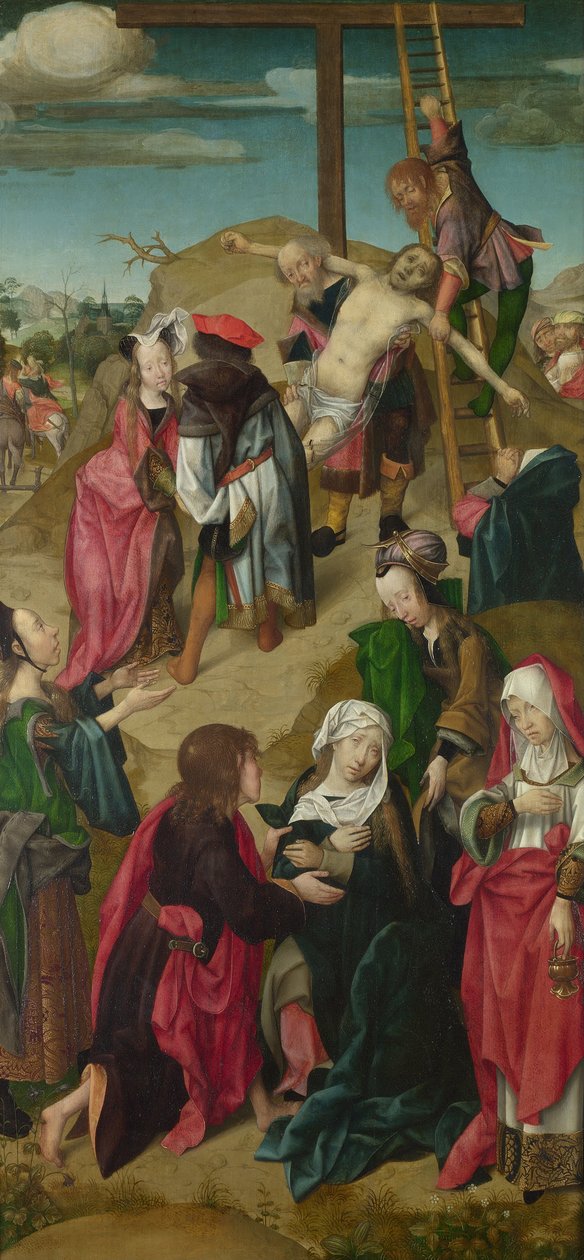 The Deposition Triptych: Scenes from the Passion of Christ, høyre panel, ca. 1510 av Master of Delft