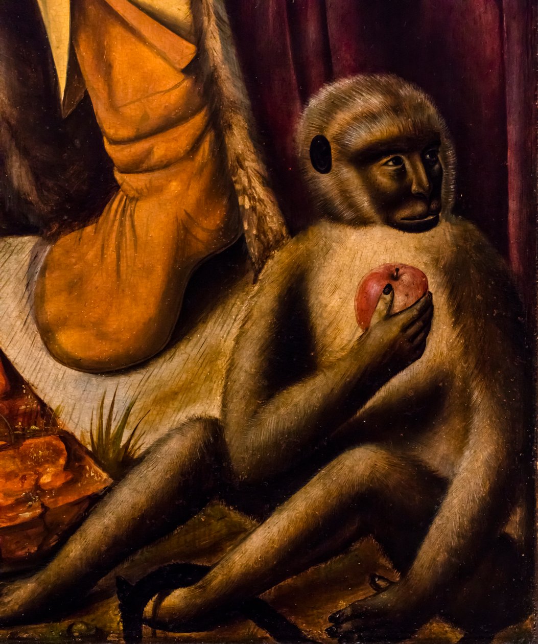 De vise menns tilbedelse, ca. 1510 (Tempera og olje på tre (eik)) av Master of Frankfurt