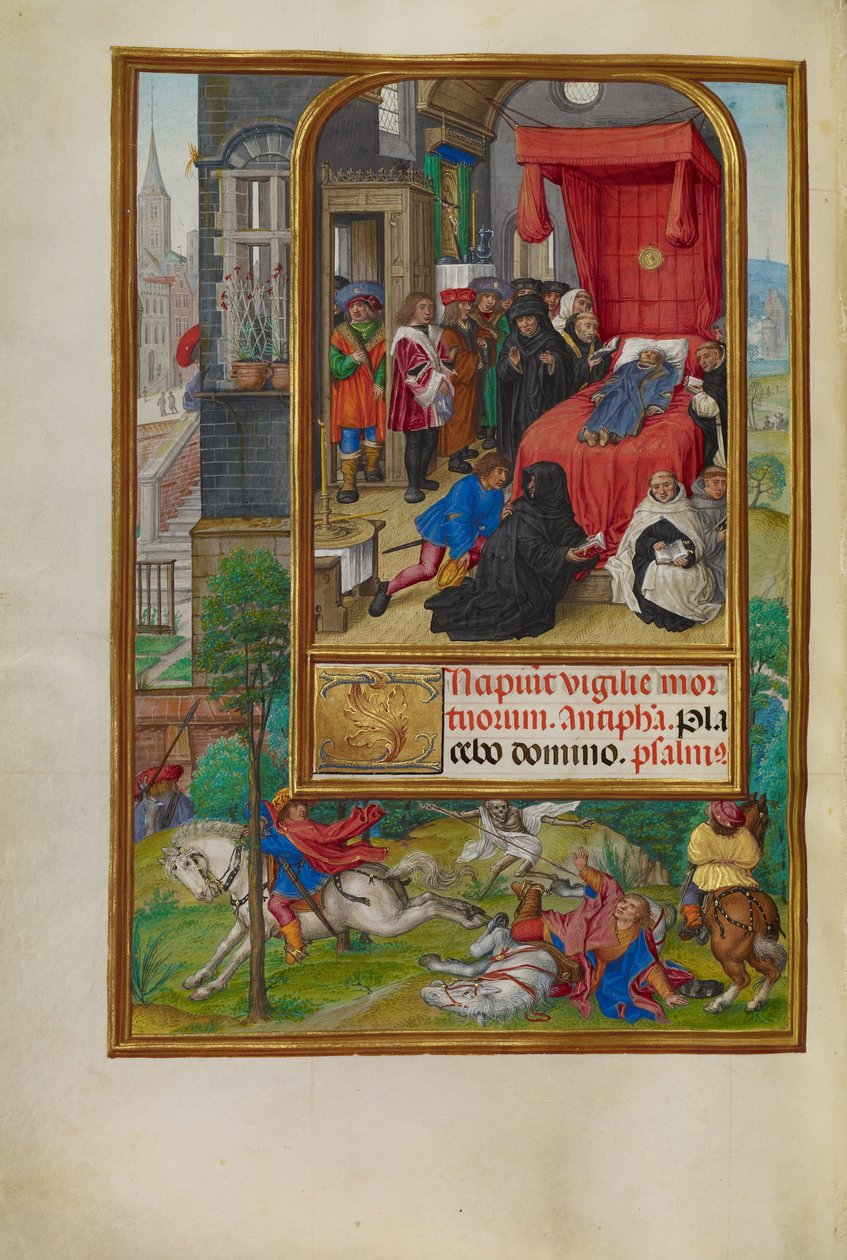Dødsleiescene av Master of James IV of Scotland