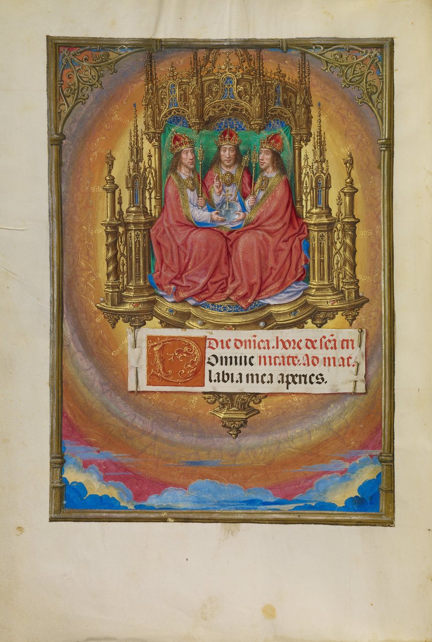 Den hellige treenighet er på plass av Master of James IV of Scotland