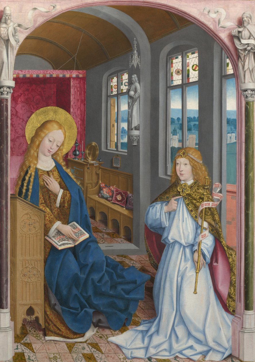 Bebudelsen Liesborn-altertavlen, ca. 1470-1480 av Master of Liesborn