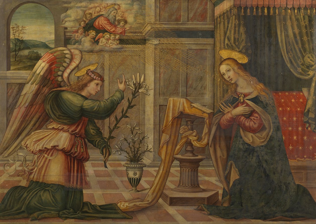 Kunngjøring, ca. 1500 av Master of Marradi