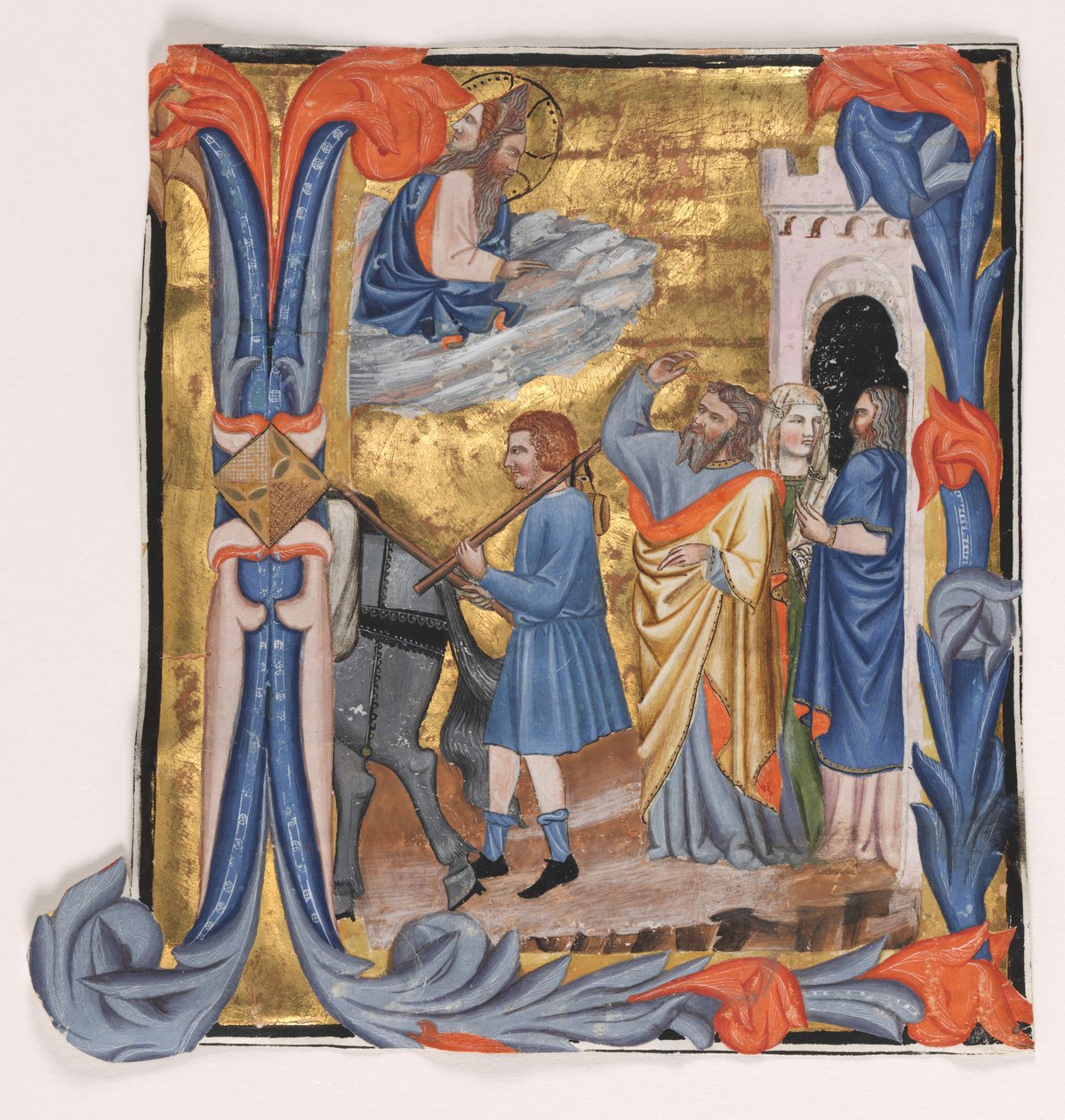 Cutting from a Gradual: Initial I with Departure of Tobias av "Master of Noah