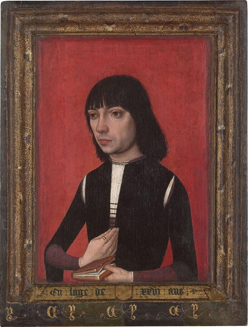Portrett av en ung mann fra Fonseca-familien Portrett av en ung mann fra Fonseca-familien av Master of Portraits of Princes