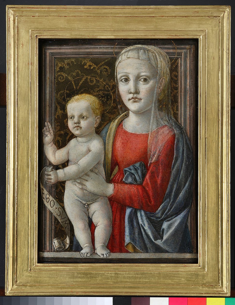 Madonna og barn, 1440-c.1450 av Master of Pratovecchio