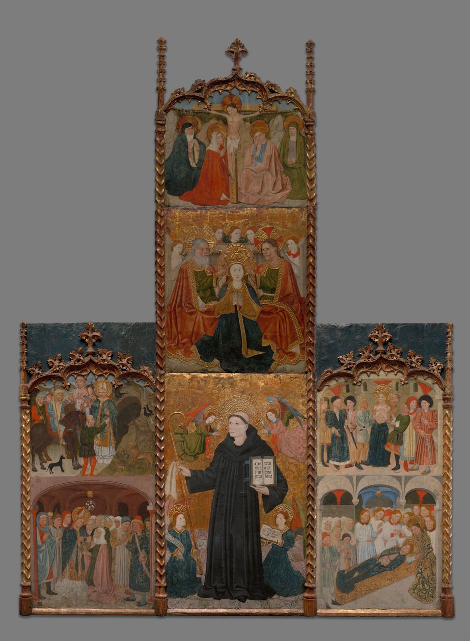 Retabel over de hellige Athanasius, Blaise og Agatha, 144045. av Master of Riglos