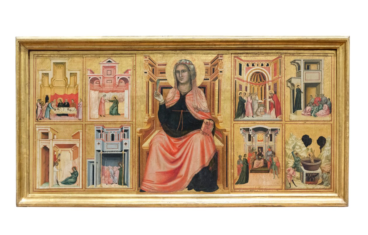 St Cecilia og historiene om hennes liv av Master of Saint Cecilia