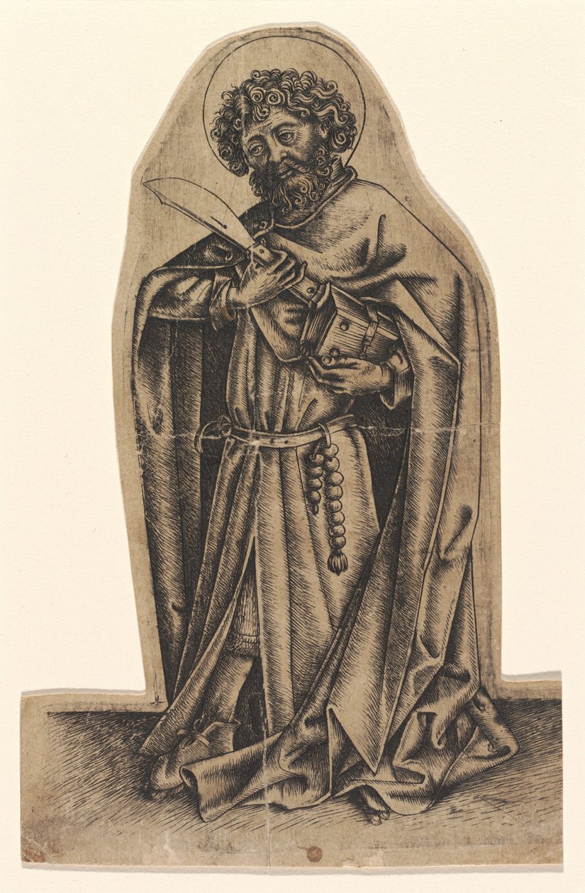 Saint Bartolomeus av Master of Saint John the Baptist