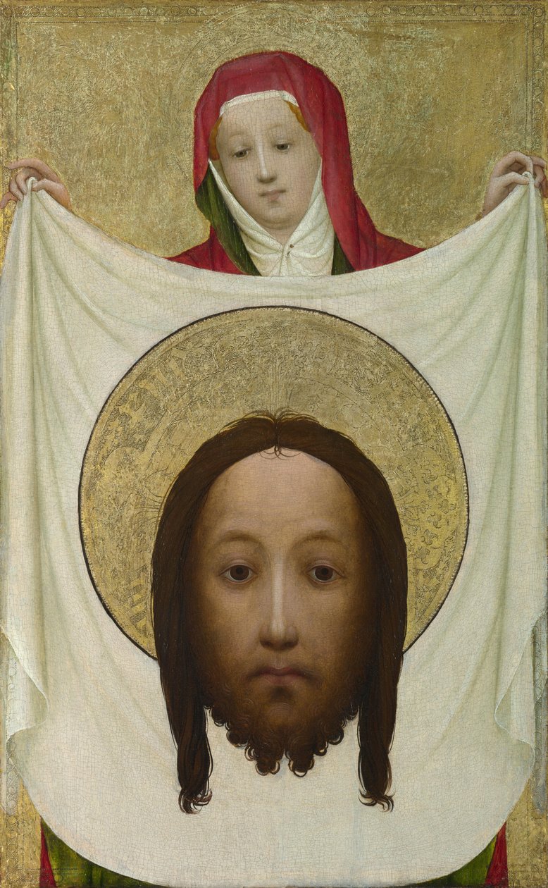 Saint Veronica med Sudarium, ca. 1420 av Master of Saint Veronica