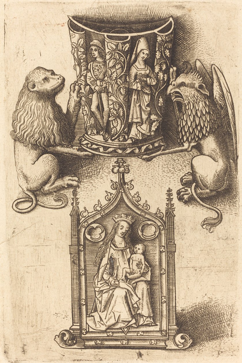 Design for et beger og en Pax av Master of St. Sebastian