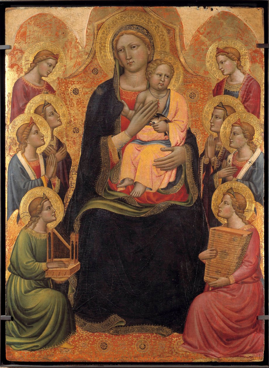 Jomfru- og barnealtertavlen til Mesteren av Saint Verdiana (1300-tallet) av Master of St. Verdiana