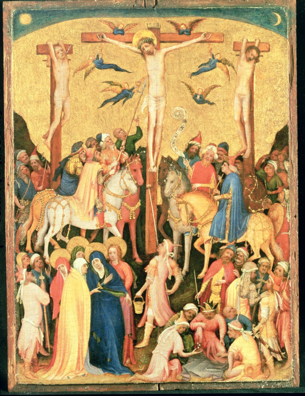 Golgata (olje på panel) av Master of St. Veronica