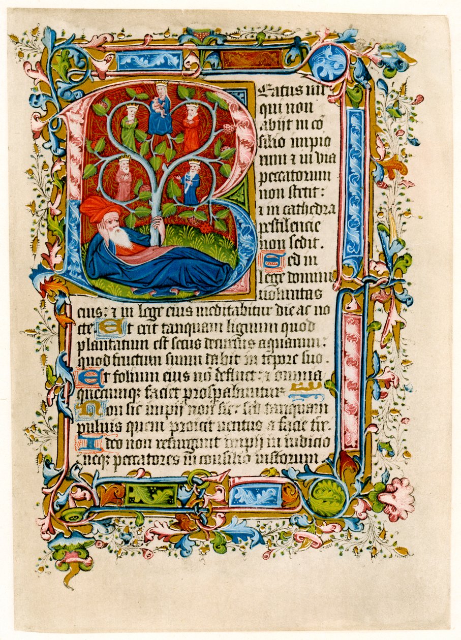 Tree of Jesse, tidlig på 1400-tallet. av Master of the Beaufort Saints