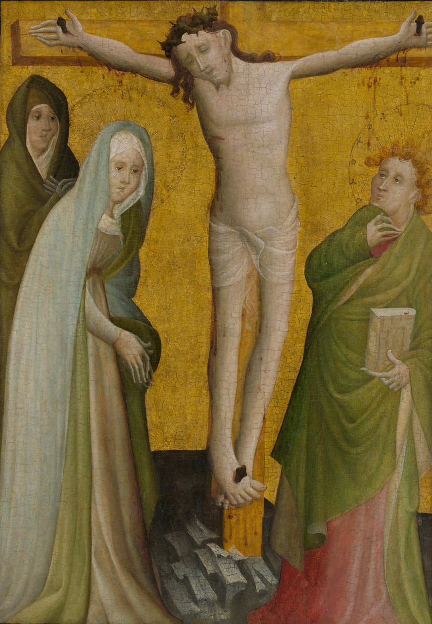 Korsfestelsen, ca. 1400. av Master of the Berswordt Altar