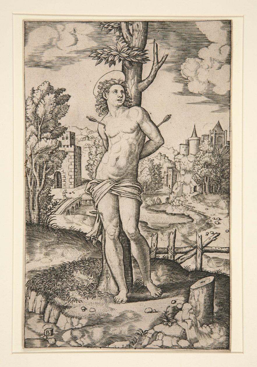 St. Sebastian av Master of the Die