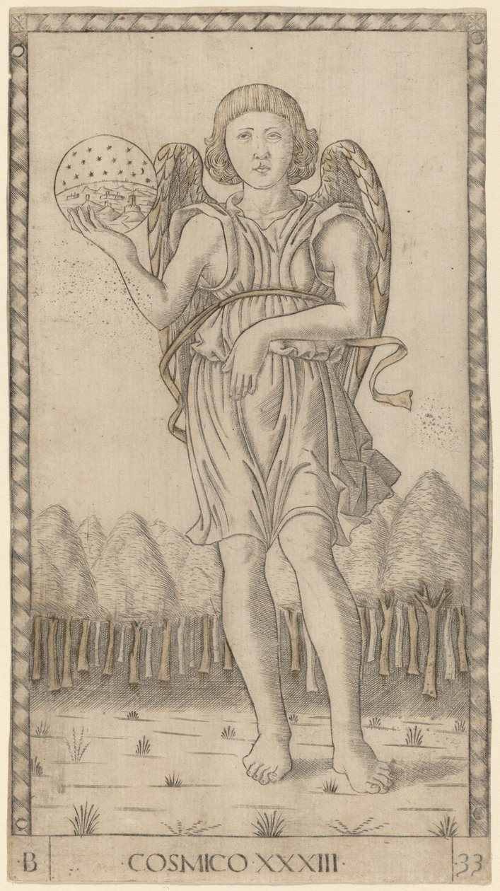 Cosmic (verdens geni) av Master of the E Series Tarocchi