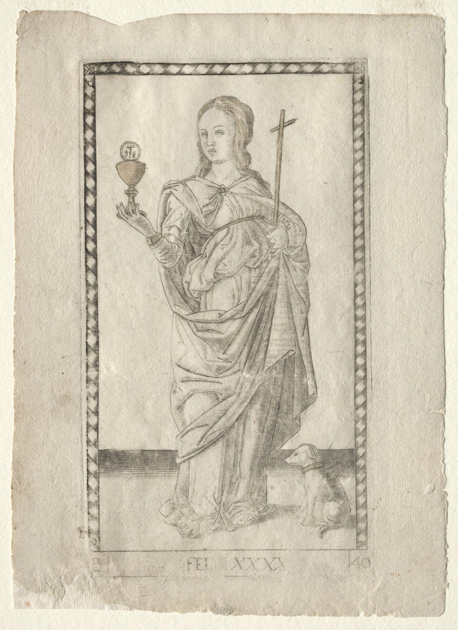 Faith (fra Tarocchi, serie B: Cosmic Principles and Virtues, #40) av Master of the E Series Tarocchi