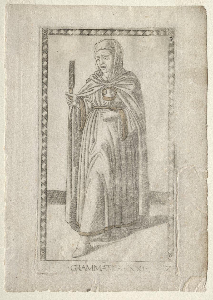 Grammatikk (fra Tarocchi, serie C: Liberal Arts, #21) av Master of the E Series Tarocchi