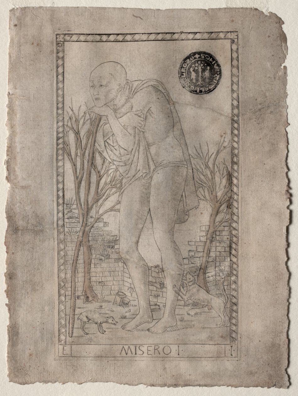 Tarot, før 1467. av Master of the E Series Tarocchi