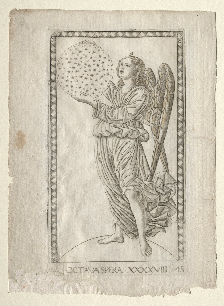 The Angel of the Eighth Sphere (fra Tarocchi, serie A: Firmaments of the Universe, #48) av Master of the E Series Tarocchi