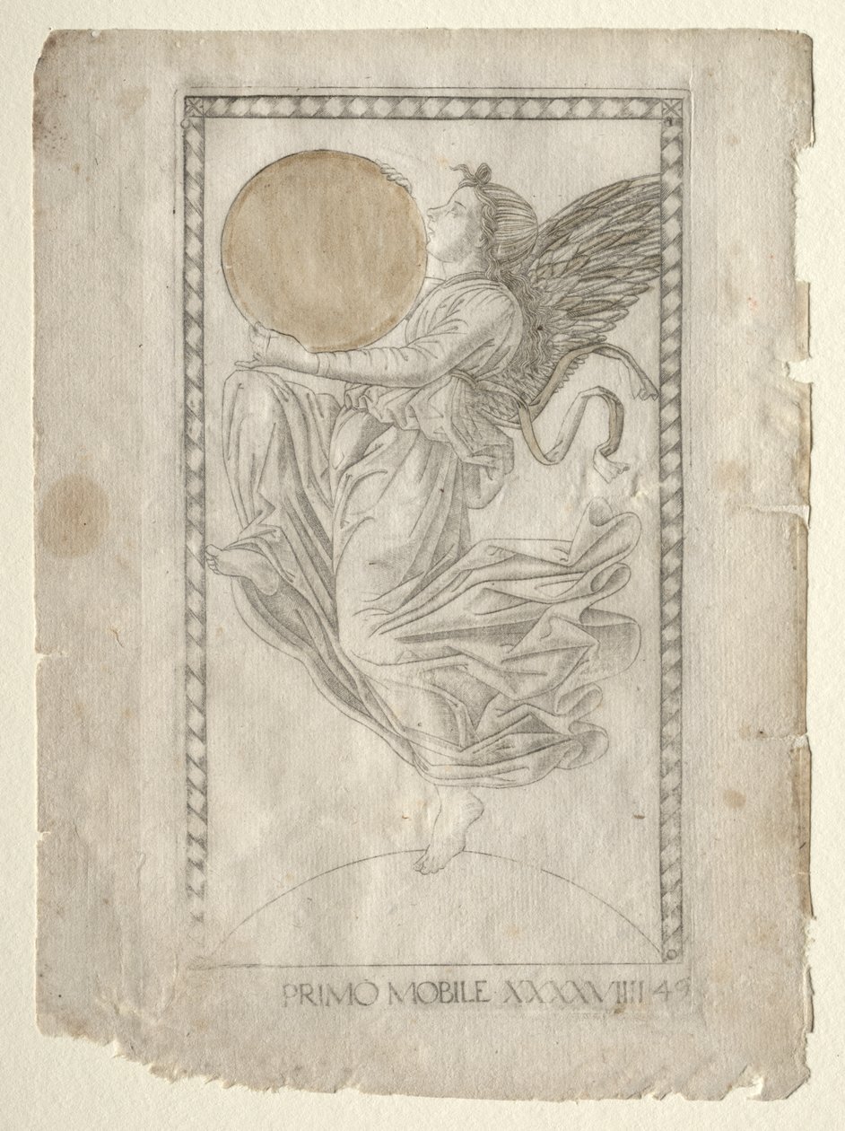 The Angel of the Ninth Sphere (fra Tarocchi, serie A: Firmaments of the Universe, #49) av Master of the E Series Tarocchi