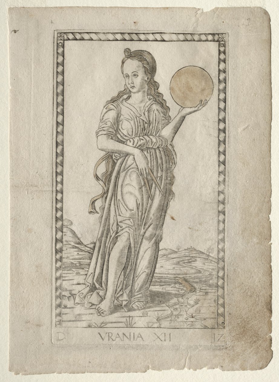 Urania (astronomi) (fra Tarocchi-serien D: Apollo and the Muses, #12) av Master of the E Series Tarocchi