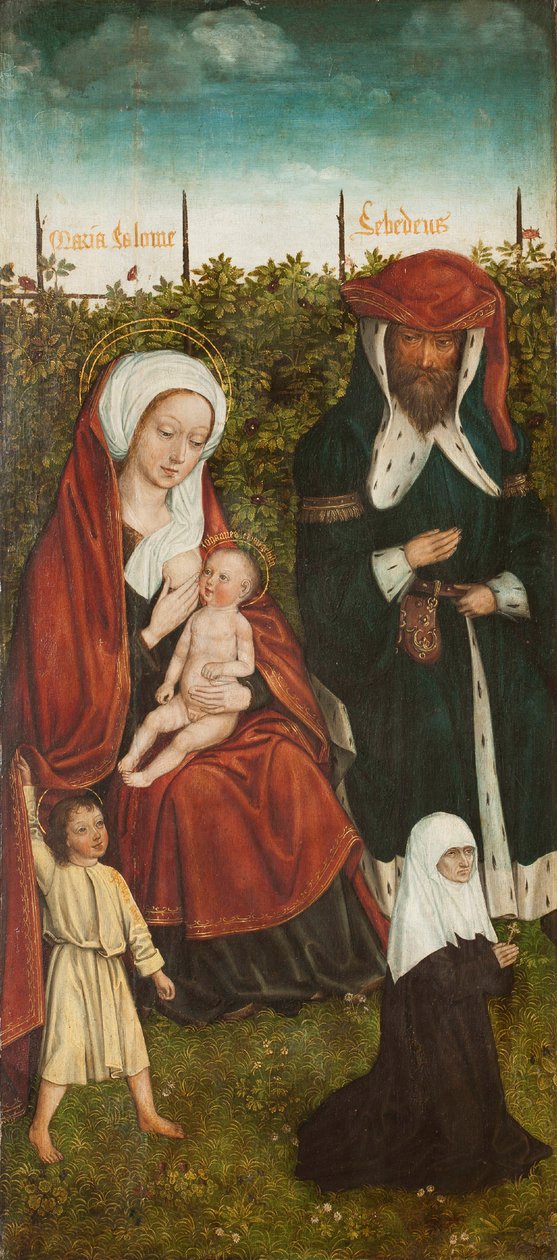 The Family of Saint Anne Triptych, venstre panel, ca 1500-1510. av Master of the Family of Saint