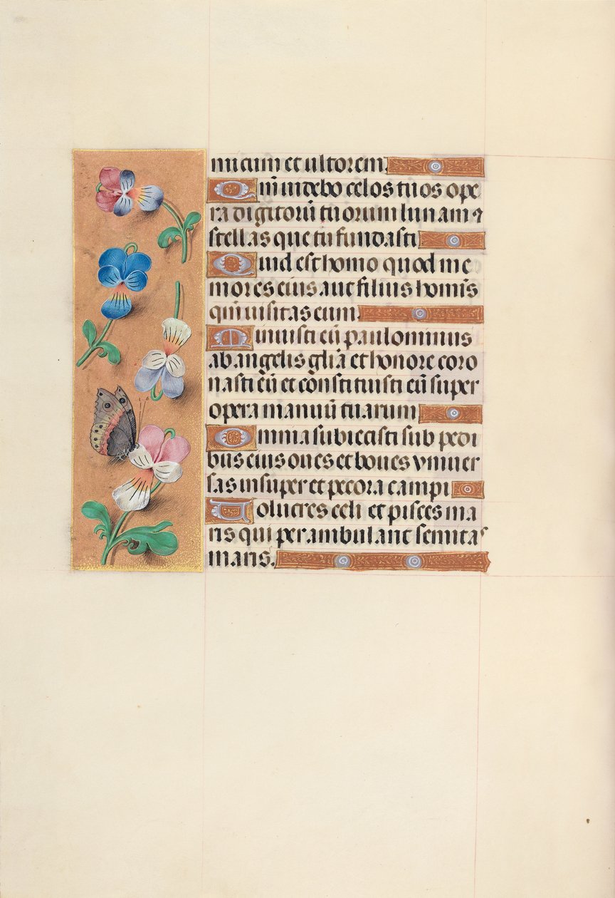 Hours of Queen Isabella the Catholic, Queen of Spain: Fol. 100v, ca. 1500. av Master of the First Prayerbook of Maximillian