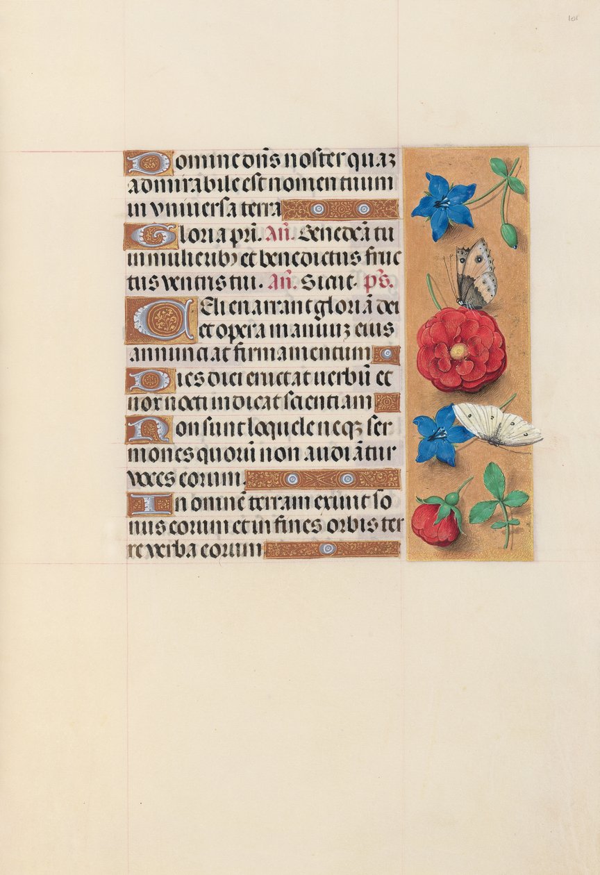 Hours of Queen Isabella the Catholic, Queen of Spain: Fol. 101r, ca. 1500. av Master of the First Prayerbook of Maximillian