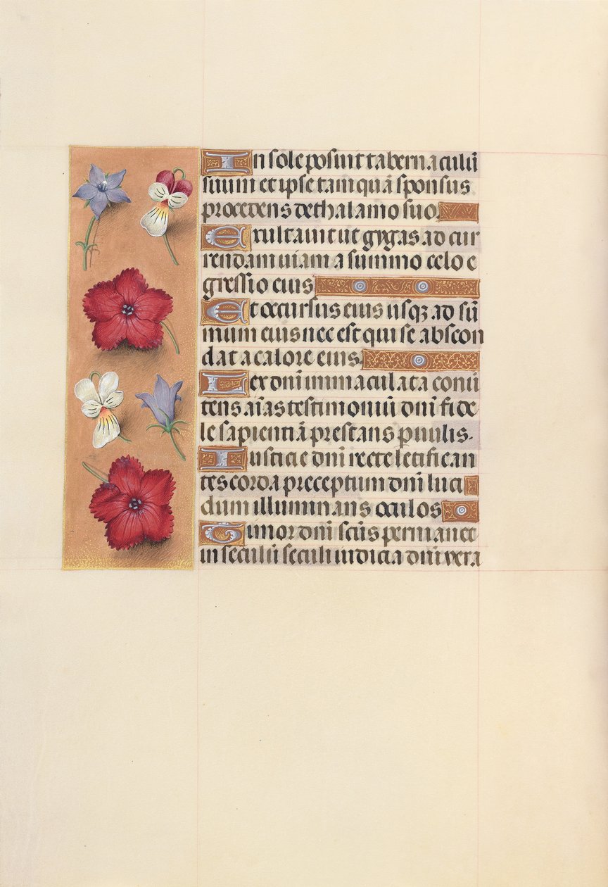 Hours of Queen Isabella the Catholic, Queen of Spain: Fol. 101v, ca. 1500. av Master of the First Prayerbook of Maximillian