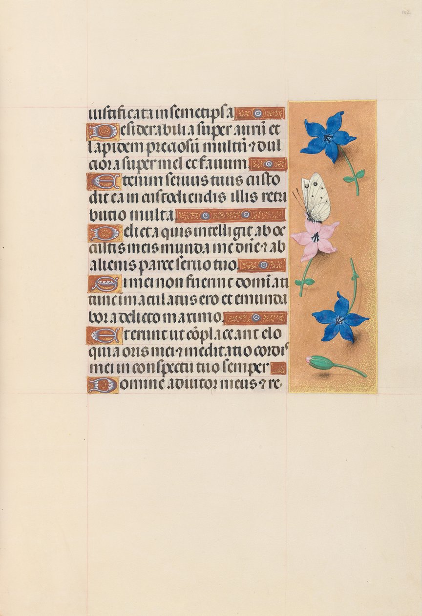 Hours of Queen Isabella the Catholic, Queen of Spain: Fol. 102r, ca. 1500. av Master of the First Prayerbook of Maximillian