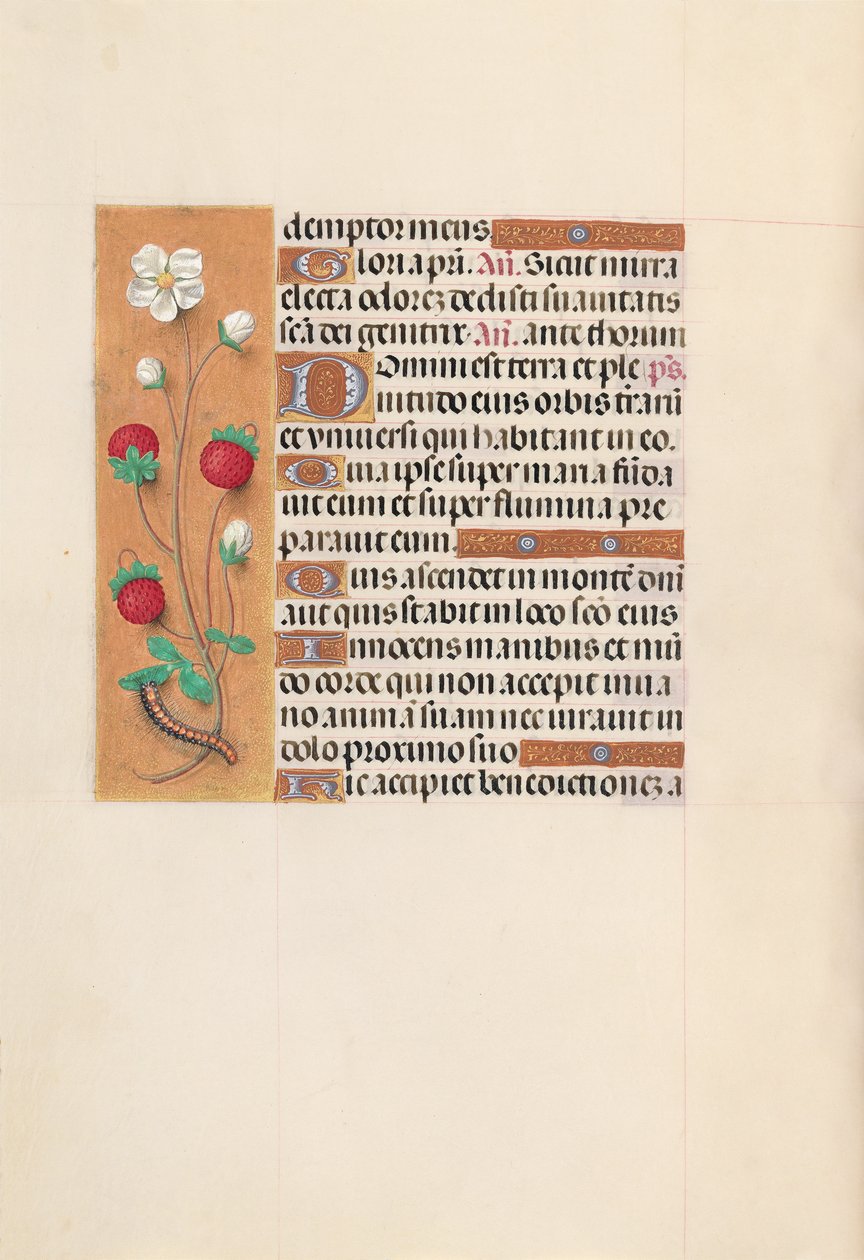 Hours of Queen Isabella the Catholic, Queen of Spain: Fol. 102v, ca. 1500. av Master of the First Prayerbook of Maximillian