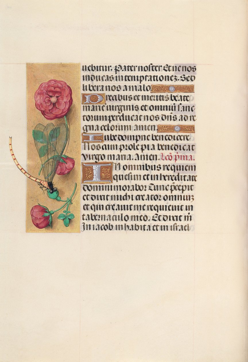 Hours of Queen Isabella the Catholic, Queen of Spain: Fol. 110v, ca. 1500. av Master of the First Prayerbook of Maximillian